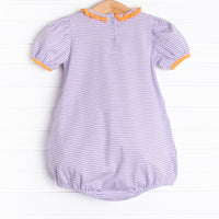 Scaredy Cat Applique Bubble, Purple