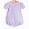 Scaredy Cat Applique Bubble, Purple