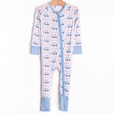 Freedom Fairway Bamboo Zippy Pajama, Blue