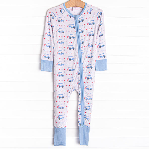 Freedom Fairway Bamboo Zippy Pajama, Blue
