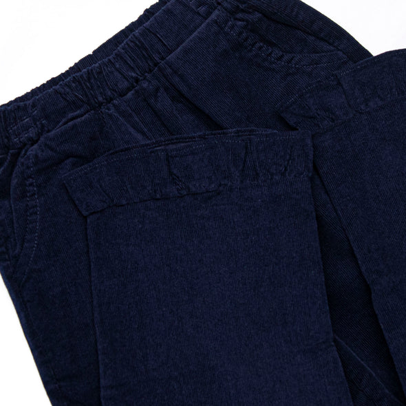 Oakhurst Navy Ruffle Pant Set, Navy