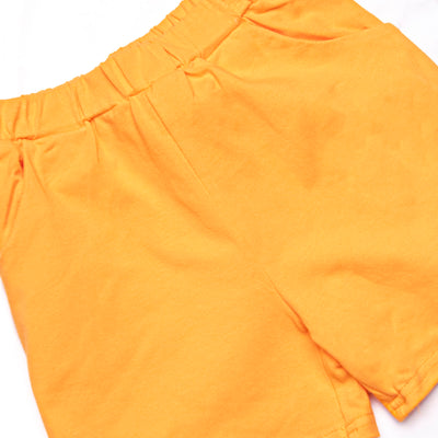 Eli Short Set, Orange and Navy Stripe