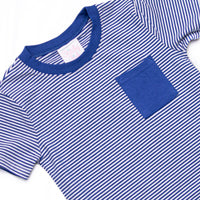 Braxton Pant Set, Royal Blue Stripe
