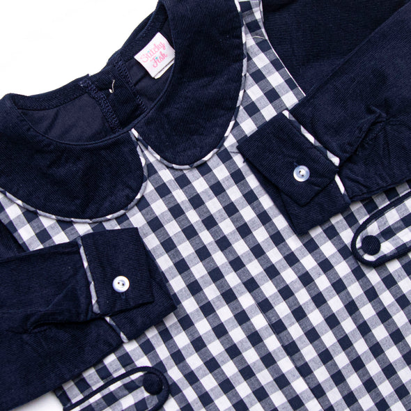 Oakhurst Navy Jon Jon Set, Navy