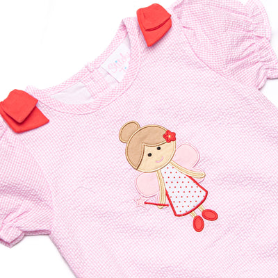 Fairy Fun Applique Bubble, Pink