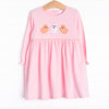 Mostly Ghostly Applique Dress, Pink