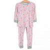 Berry Blitz Blooms Bamboo Pajama Set, Pink