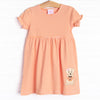 Trick or Treat Pal Applique Dress, Orange