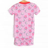 Sweet Sleep Strawberry Bamboo Pajama Short Set, Pink