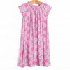 Sweet Sleep Strawberry Bamboo Night Gown, Pink
