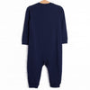 Towin' Time Applique Romper, Navy