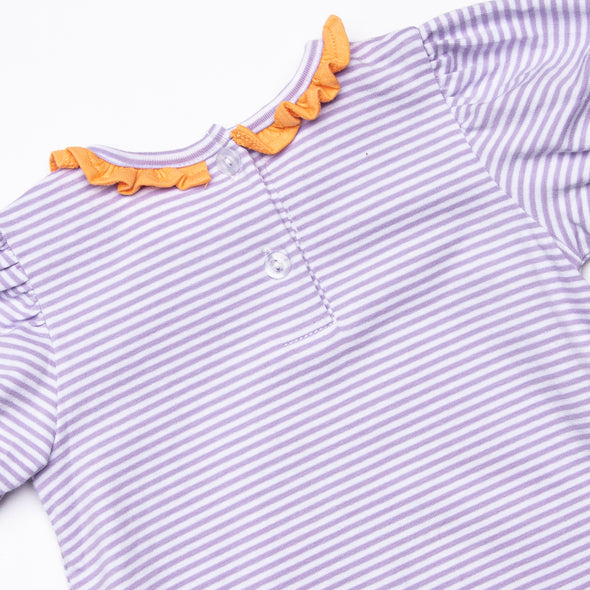 Scaredy Cat Applique Bubble, Purple