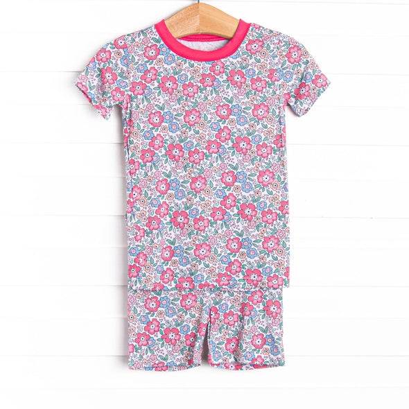 Briar and Blush Bamboo Pajama Short Set, Pink