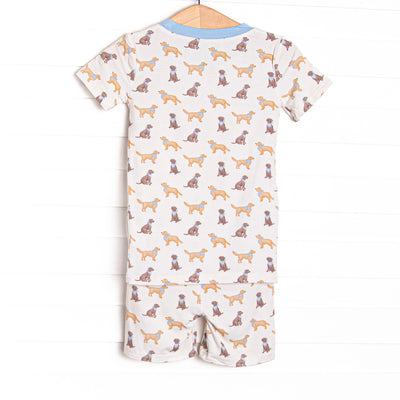 Golden Days Bamboo Pajama Short Set, Yellow