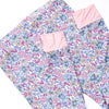 Finley Florals Bamboo Pajama Short Sleeve Set, Pink