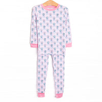 This set is made of the extremely soft, stretchy bamboo viscose fabric that feels like butter and features a floral print.