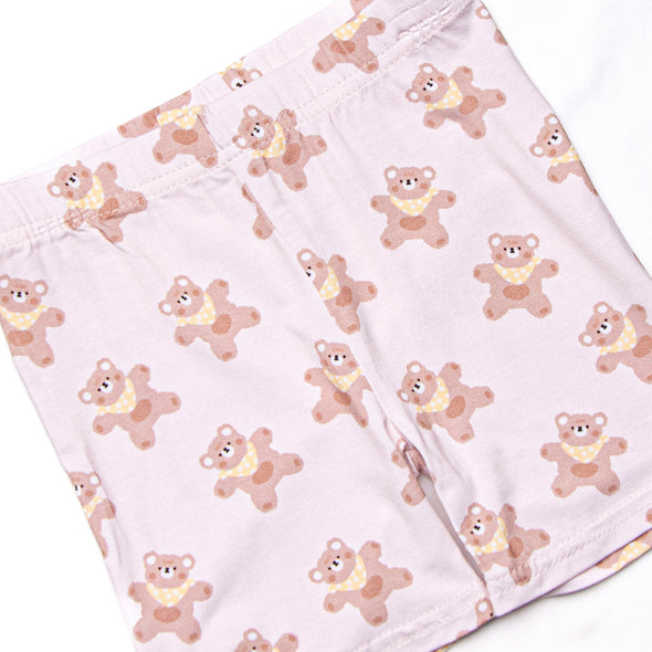 Lazy Lovey Bamboo Pajama Short Set, Yellow