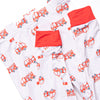 Fire Engine Fleet Bamboo Pajama Set, Red