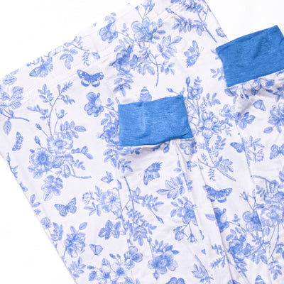 Timeless Toile Bamboo Pajama Set, Blue