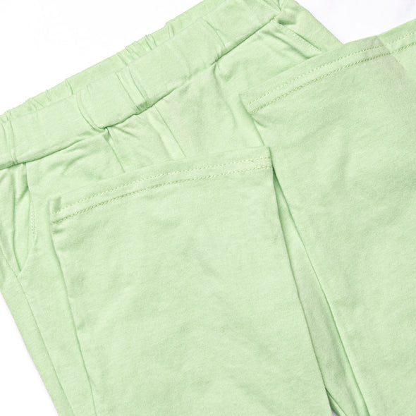 Fishing Hole Friend Applique Pant Set, Green