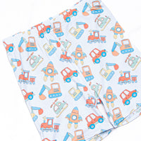 On the Go Bamboo Pajama Short Set, Blue