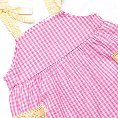Sour Slice Applique Pocket Diaper Set, Pink