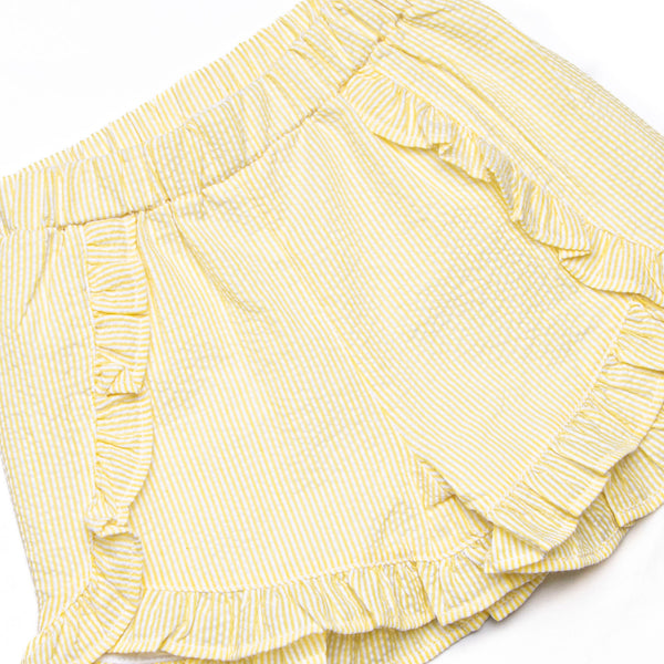Sour Slice Applique Pocket Short Set, Pink