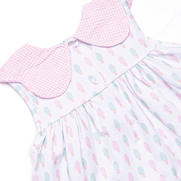 Pastel Pops Side Tie Short Set, Pink