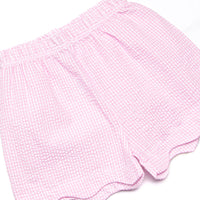 Pastel Pops Side Tie Short Set, Pink