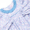 Denim Dot Daisies Bubble, Blue