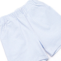 By the Sea Build Applique Short Set, Blue