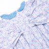 Denim Dot Daisies Bubble, Blue