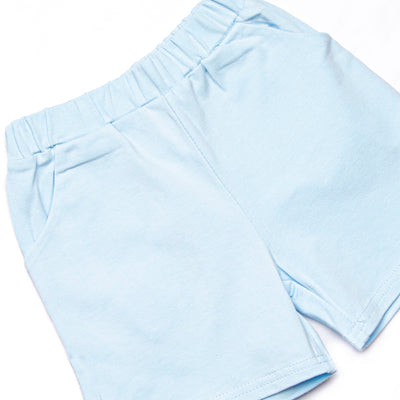 Treasure Island Applique Short Set, Blue