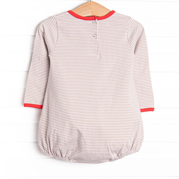 Ethan Pocket Bubble, Red and Tan Stripe