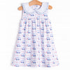 Freedom Fairway Dress, Blue