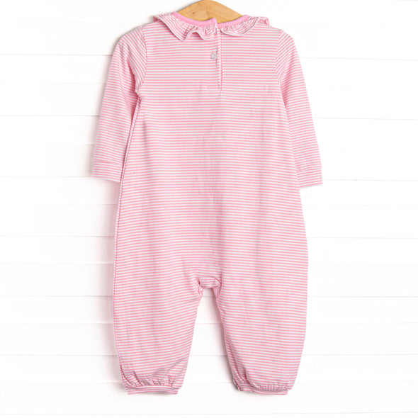 Haute Dog Applique Romper, Pink