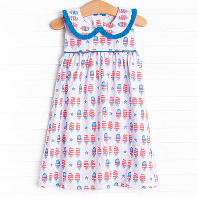 Taste of Freedom Dress, Blue