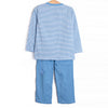 Evan Pant Set, Medium Blue Stripe