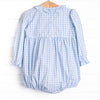 Toodles, Poodles Smocked Bubble, Blue