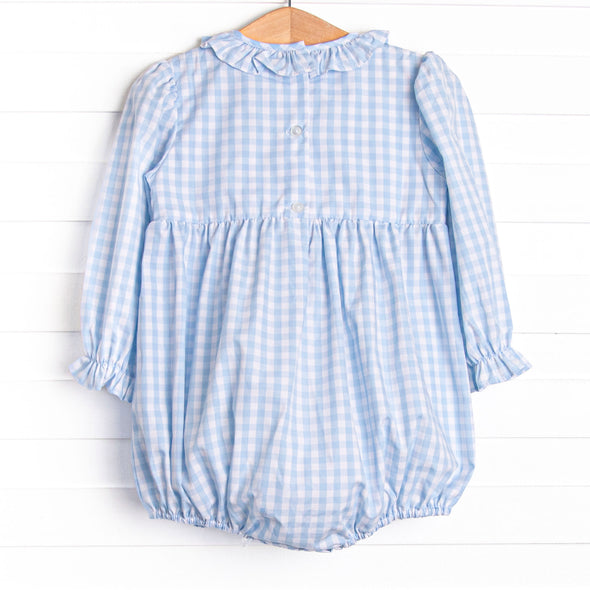 Toodles, Poodles Smocked Bubble, Blue