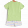 Ric Rac Rays Short Set, Green