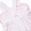 Striped Sails Smocked Ruffle Short Set, Pink