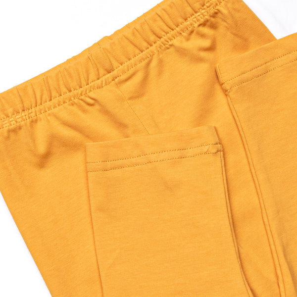 Golden Garden Smocked Legging Set, Yellow