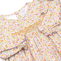 Golden Garden Smocked Legging Set, Yellow