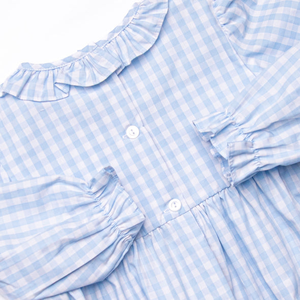 Toodles, Poodles Smocked Bubble, Blue