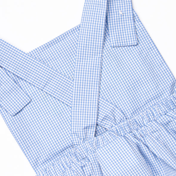 Striped Sails Smocked Bubble, Blue