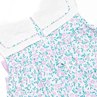 Farmer Market Florals Ruffle Short Set, Purple