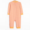 Ghoul Friend Applique Romper, Orange
