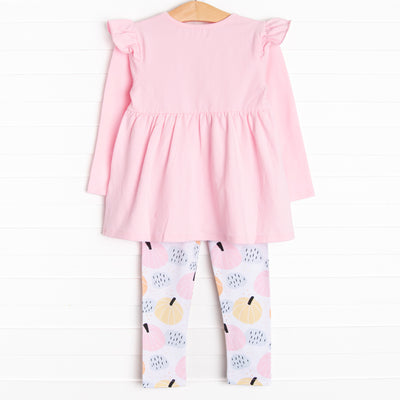 Pumpkin Patch Legging Set, Pink