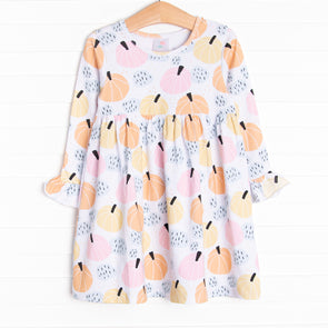 Pumpkin Patch Dress, Pink